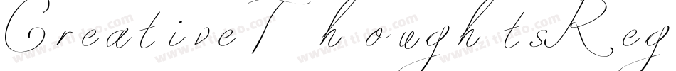 CreativeThoughtsRegular-amEm字体转换