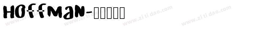Hoffman字体转换