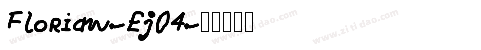 Florian-Ej04字体转换