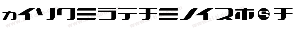 Technowanker-KaGo字体转换