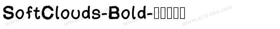SoftClouds-Bold字体转换