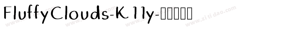 FluffyClouds-K11y字体转换