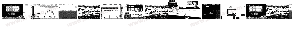 SuperMarioDsRegular-Ea4R8字体转换
