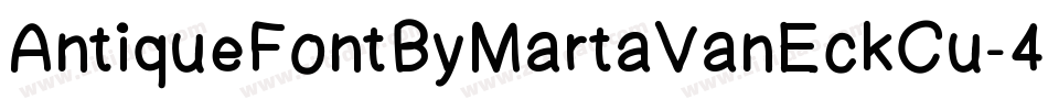 AntiqueFontByMartaVanEckCu-4q5x字体转换