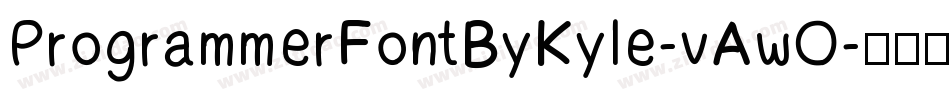 ProgrammerFontByKyle-vAwO字体转换