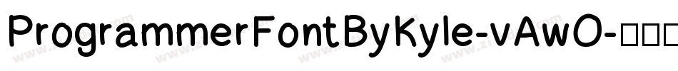 ProgrammerFontByKyle-vAwO字体转换