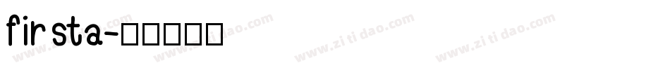 firsta字体转换