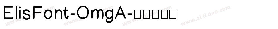 ElisFont-OmgA字体转换
