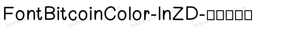 FontBitcoinColor-lnZD字体转换