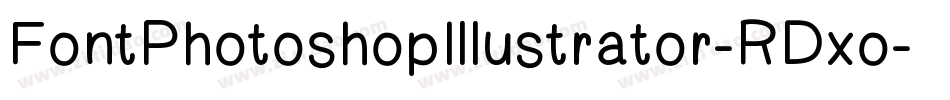 FontPhotoshopIllustrator-RDxo字体转换 FontPhotoshopIllustrator-RDxo字体转换