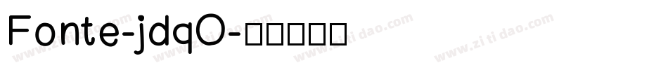 Fonte-jdqO字体转换