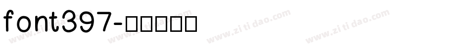 font397字体转换
