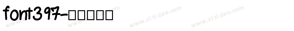 font397字体转换