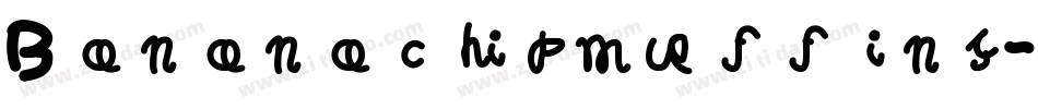 Bananachipmuffins-0BJr字体转换
