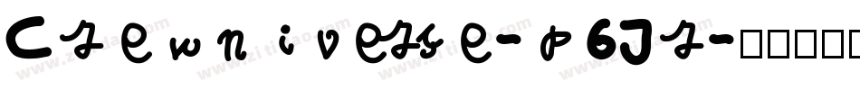 Crewniverse-p6Jr字体转换