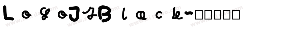 LogoJrBlack字体转换