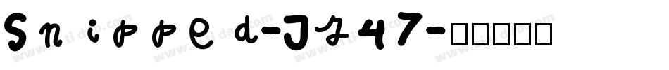 Snipped-Jr47字体转换