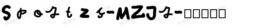 Sportzs-MZJr字体转换