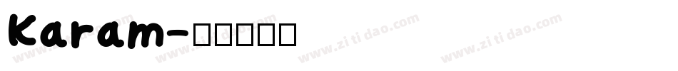 Karam字体转换