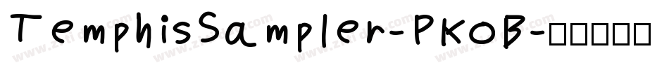 TemphisSampler-PKoB字体转换