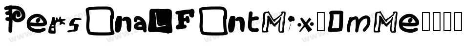 PersonalFontMix-OmMe字体转换