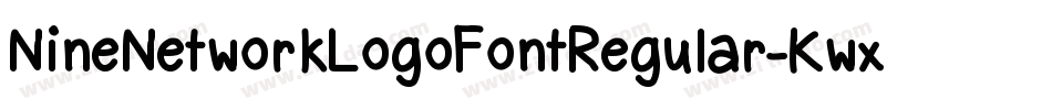 NineNetworkLogoFontRegular-Kwxp字体转换
