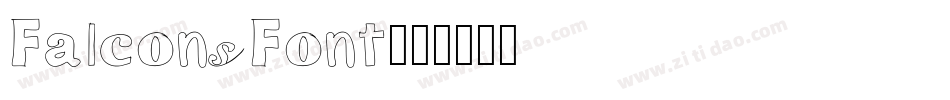 FalconsFont字体转换