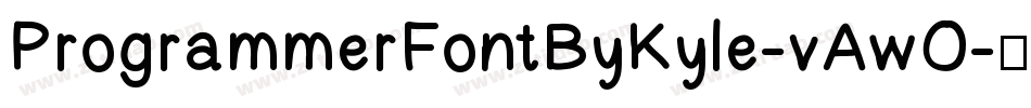 ProgrammerFontByKyle-vAwO字体转换
