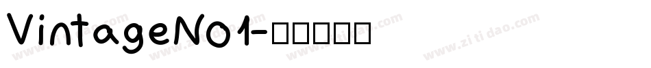 VintageNo1字体转换