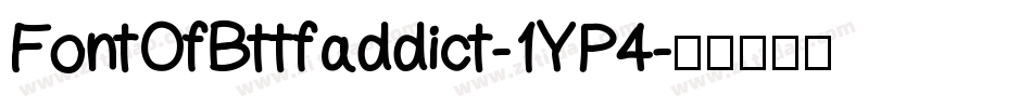 FontOfBttfaddict-1YP4字体转换