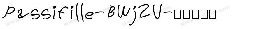 Passifille-BWjZV字体转换