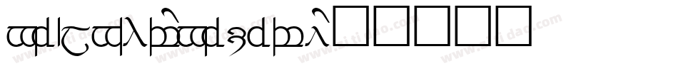 Tengwar-Teleri字体转换