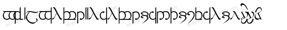 TengwarAnnatarAltBoldItalic-YzDo字体转换 TengwarAnnatarAltBoldItalic-YzDo字体转换