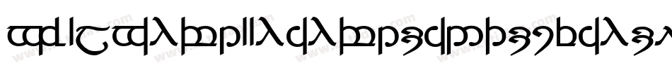 TengwarAnnatarAltBoldItalic-YzDo字体转换 TengwarAnnatarAltBoldItalic-YzDo字体转换