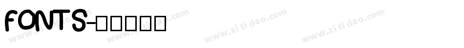FONTS字体转换