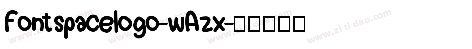Fontspacelogo-wAzx字体转换