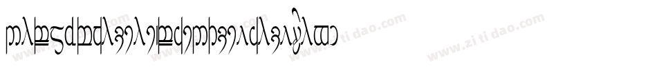 BaskervaldadfstdBolditalic-aW05字体转换