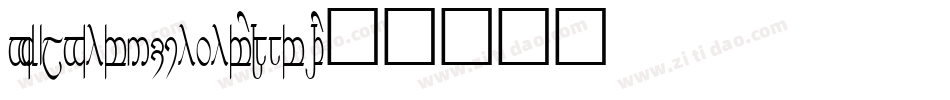 TengwarEldamar-51r8字体转换