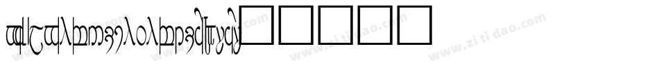 TengwarEldamarAlt-6YMY字体转换