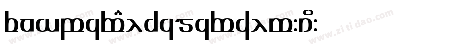 TengwarEldamarAlt-6YMY字体转换