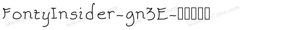 FontyInsider-gn3E字体转换