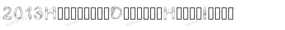 2013HexagonalDelightHeavyItalicCapsForPc-lE10字体转换