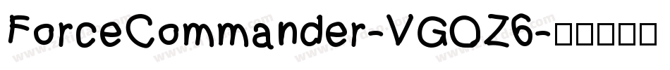 ForceCommander-VGOZ6字体转换