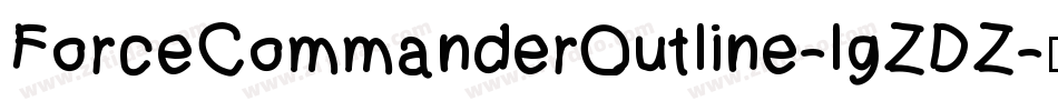 ForceCommanderOutline-lgZDZ字体转换