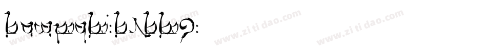 Tengwar-Teleri字体转换