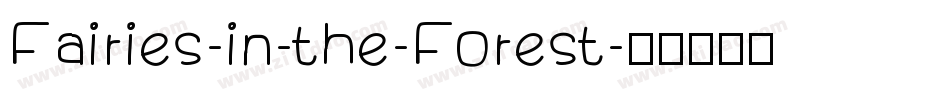 Fairies-in-the-Forest字体转换