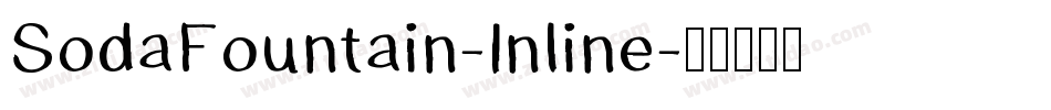 SodaFountain-Inline字体转换