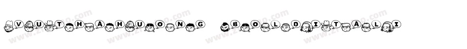 vuThaHuong_bolditali字体转换