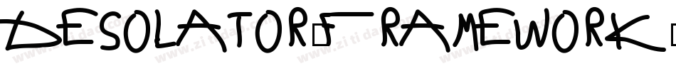 Desolator-Framework字体转换
