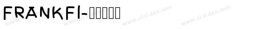 FRANKFI字体转换